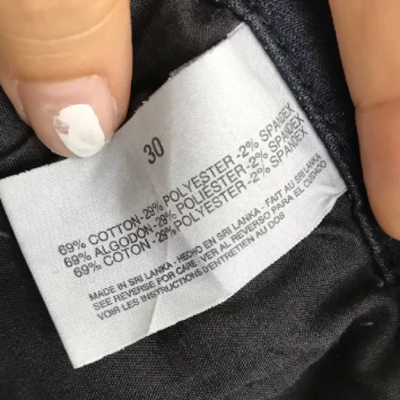 Rachel Roy Peekaboo High Rise Fray Hem Shorts 30 - Picture 6 of 6